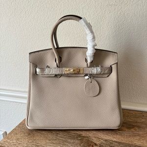 Elegant Beige Satchel Bag
